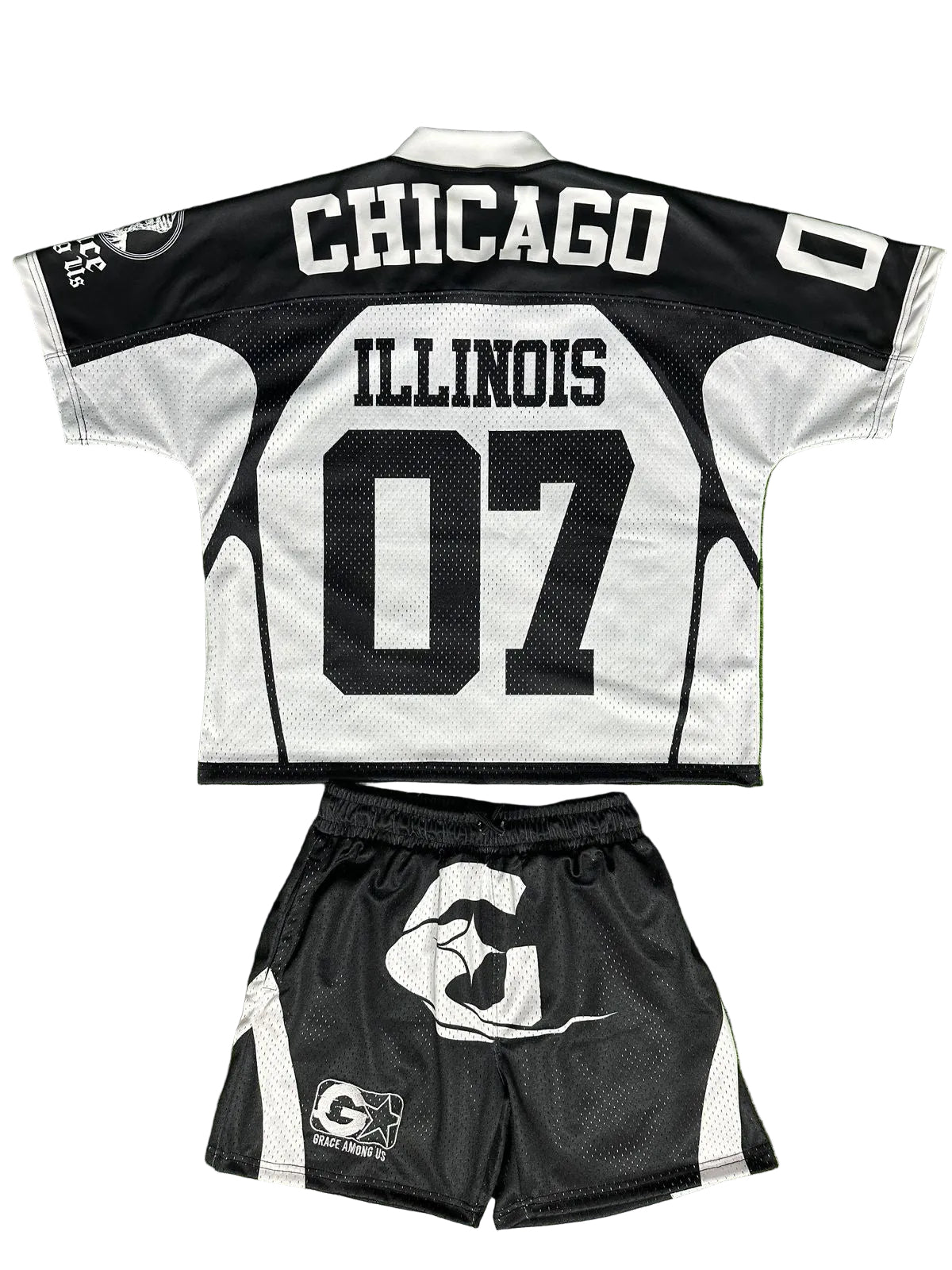 SS26 Black Jersey/Short Set