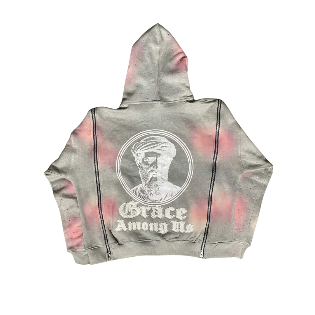 (Men’s) “Touch Of Pink” [3pc Zip-Up]