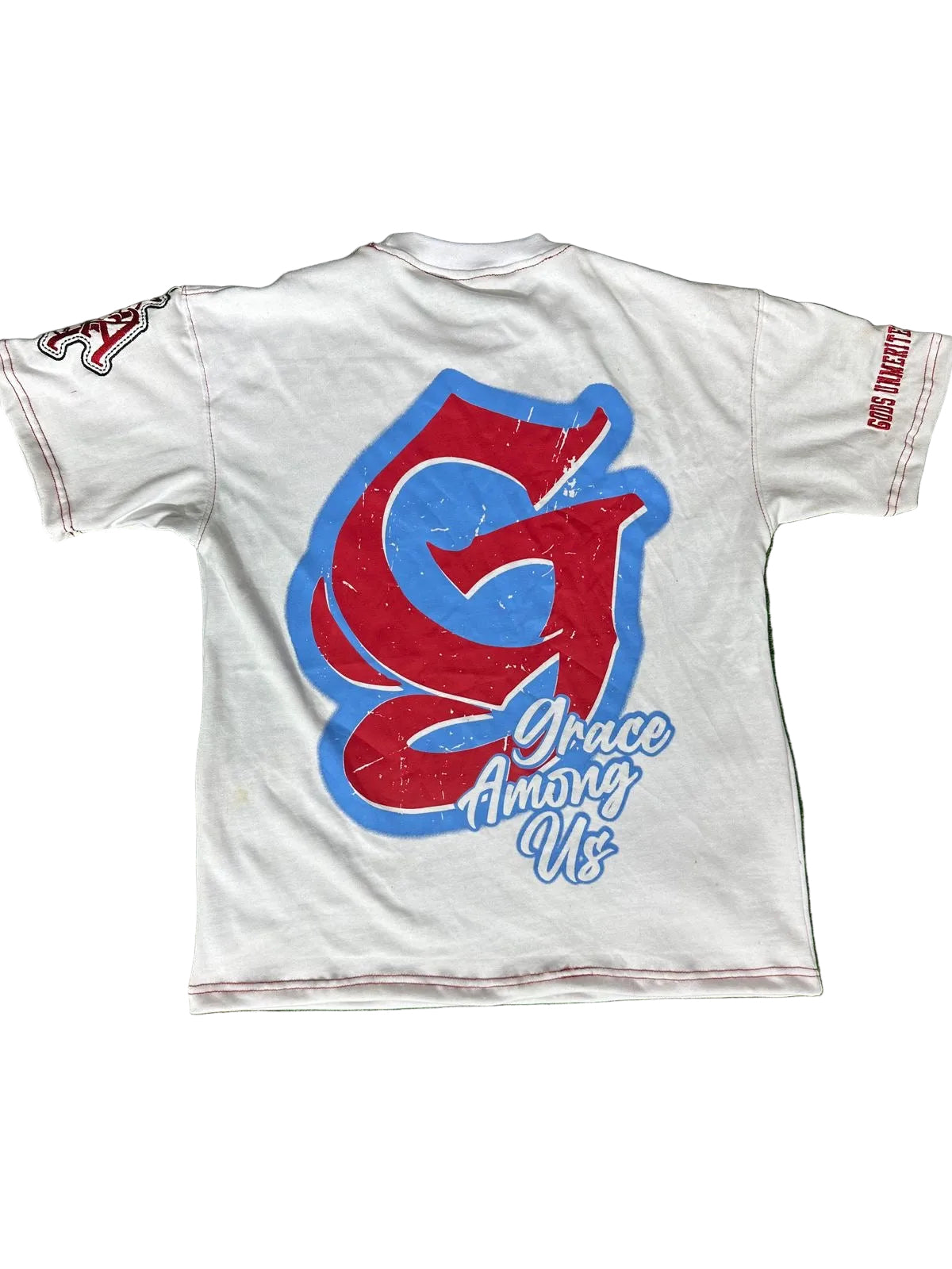 (Men’s) Distressed White T-shirt