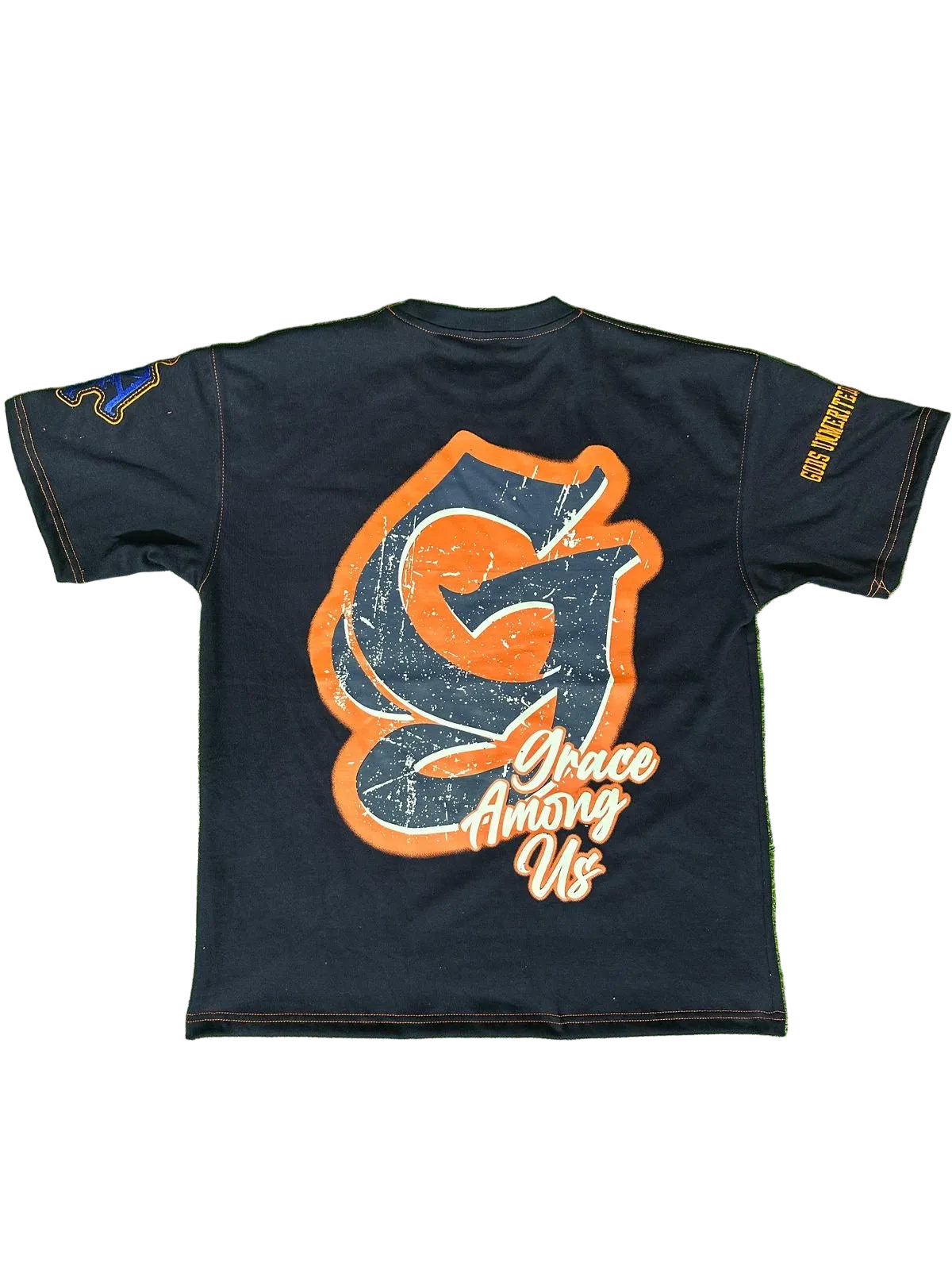 (Men’s) Distressed Black T-shirt